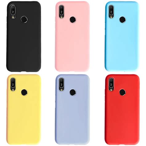 Case Huawei Y6 Y6s Y 6 y6Prime 2019 MRD-LX1F Soft Candy Silicone Case ...