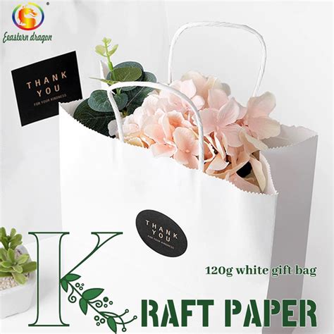 White Craft Paper Bag Kraft Paper - China White Craft Paper Bag and ...