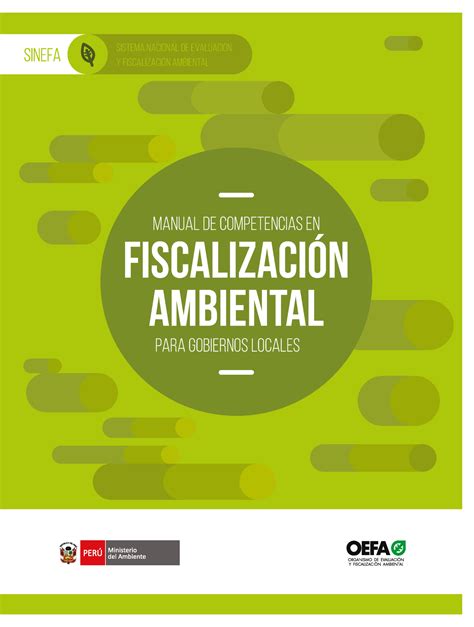 Manual De Competencias En Fiscalizacion Ambiental Gobierno Locales