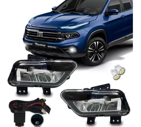 Kit Farol Milha Fiat Pulse Toro 21 2022 2023 2024 Audace Led