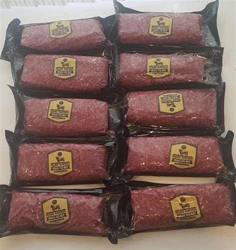 Grass Fed Lean Ground Beef 10 Lb Case Sea 2 Farm Foods