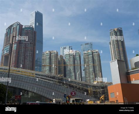 Kowloon Hong Kong November 3 2017 The Construction Site Of The