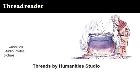 Humanities Studio S Threads Thread Reader App