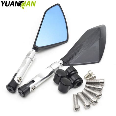 Universal 7 8 22mm Aluminum Cnc Motorcycle Side Mirror Rearview