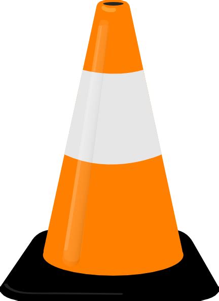 Traffic Cone clip art Free Vector / 4Vector