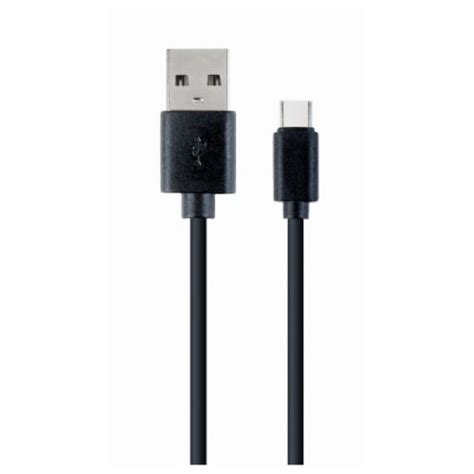 Kabel USB A na USB C 1m črn Enaa