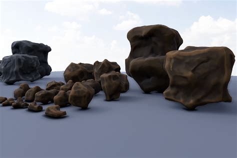 Stylized Rocks Vol 1 3d Props Unity Asset Store