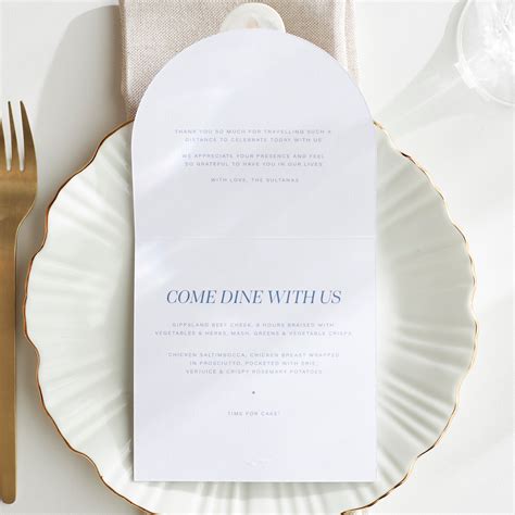 Menu Folder | Forever Love – Sea and Paper Creative Studio