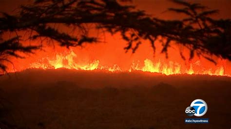 Lake Fire Lake Hughes Blaze In Angeles National Forest Burns 11000