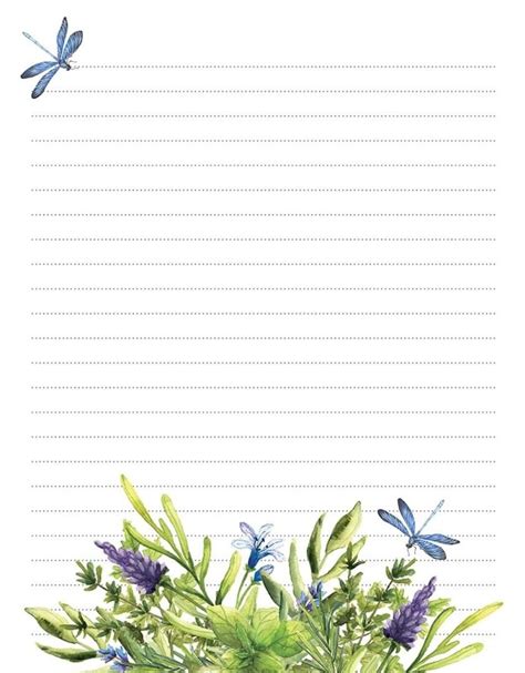 Free Printable Spring Stationery Artofit