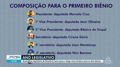 Jornal De Rond Nia Edi O Mesa Diretora Da Assembleia Legislativa