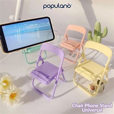 Jual Phone Holder Chair Stand Hp Kursi Dudukan Docking Sandaran