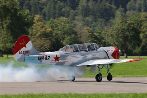 Yakovlev Yak 52 Training Aircraft Free Photo On Pixabay