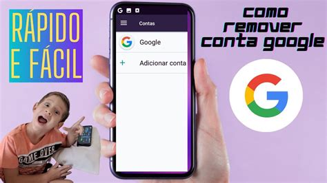 Como Remover Conta Google De Qualquer Celular Passo A Passo Youtube