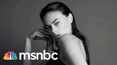 Calvin Klein Ad Is This A Plus Size Model Msnbc Youtube