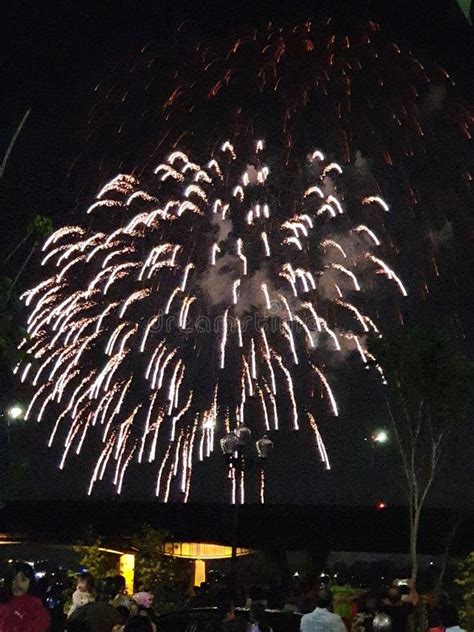 Fireworks, Tet Lunar New Year, Vietnam Stock Photo - Image of lunar ...