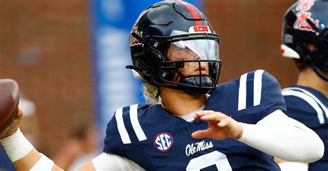 Jaxson Dart Austin Simmons Combine For Ole Miss Single Game Passing