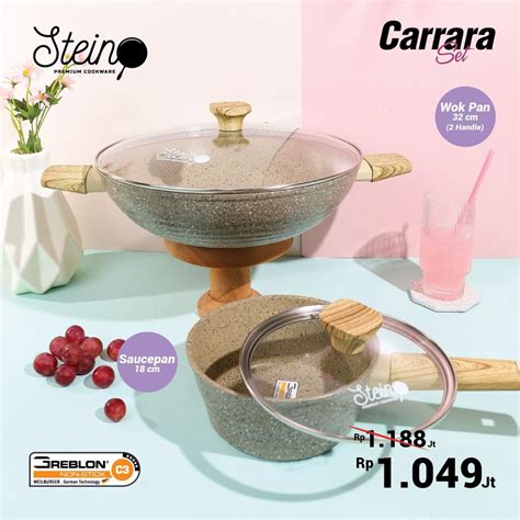 Jual VOUCHER 15 FREE BUBBLEWRAP Steincookware Stein Paket Carrara