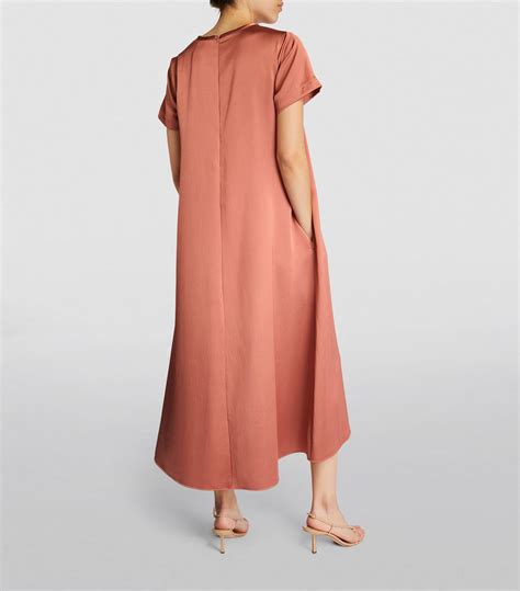 Weekend Max Mara Satin Midi Dress Harrods Us