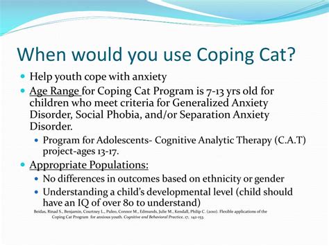 Ppt Coping Cat Program Powerpoint Presentation Free Download Id