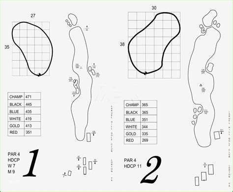 Printable Golf Yardage Books