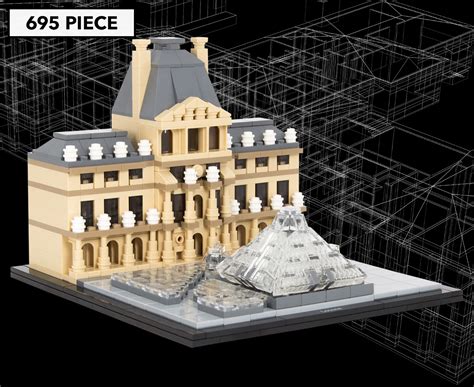 Lego® Architecture Louvre Building Set Au