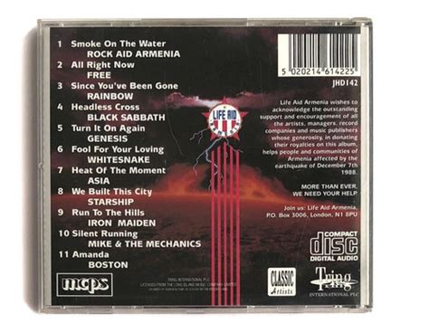 Cd Rock Classics The Earthquake Album Iron Maiden Gen Mercadolibre