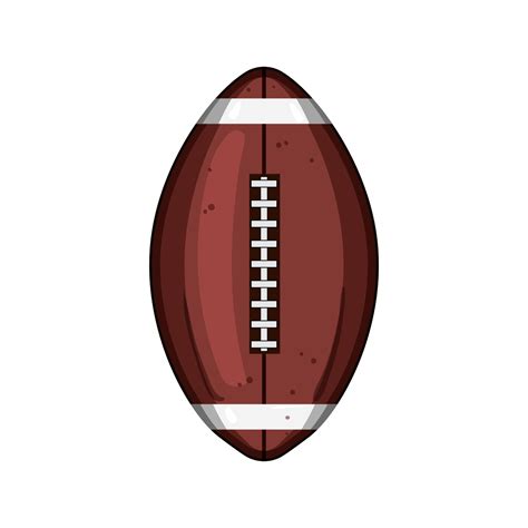 touchdown american football ball cartoon vector illustration 28079985 ...