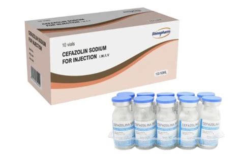 Gmp Antibiotics Cefazolin Sodium For Injection 1g10ml Cefazolin