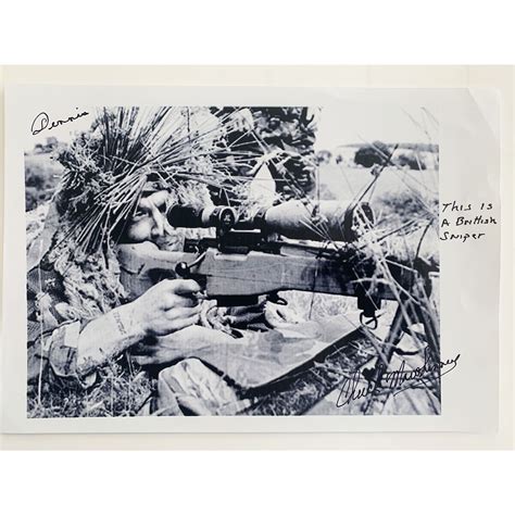 US Marine Sniper Marksman Chuck Mawhinney Signed Photo