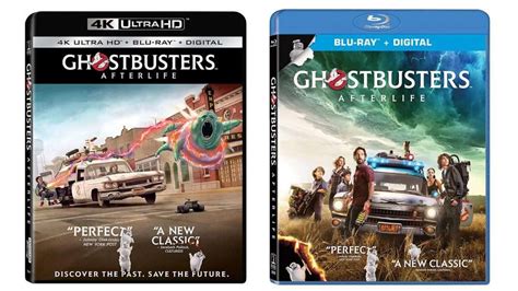 Ghostbusters Afterlife Blu Ray DVD Cover Art Revealed Ghostbusters