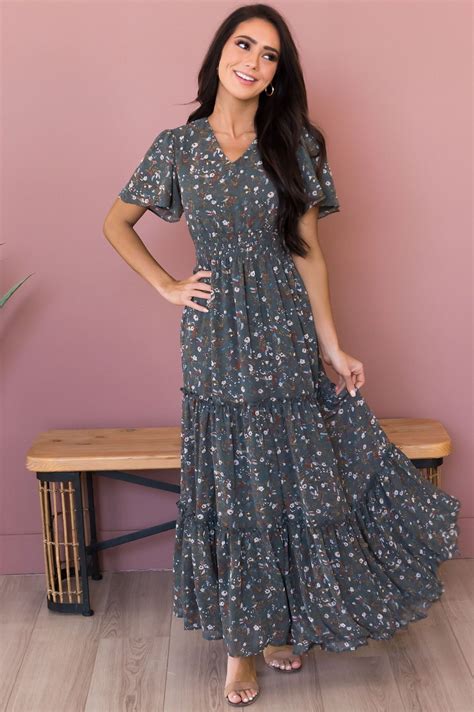 The Eden Neesees Dresses Modest Dresses Floral Maxi Dress