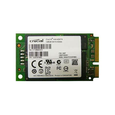 Refurbished Ct M Ssd Crucial M Gb Mini Sata