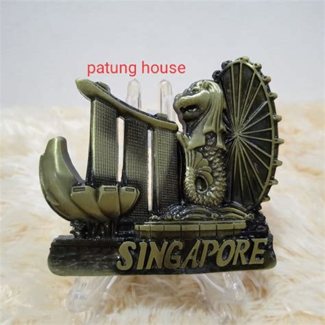 Jual Kulkas Magnet Magnet Tempelan Kulkas Souvenir Singapura Singapore