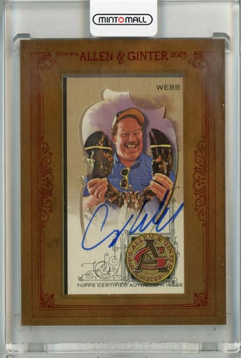 Mint Topps Allen And Ginter Casey Webb Framed Mini