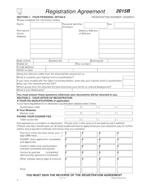 Fillable Online Gcu Ac Section Your Personal Details Gcu Ac Fax