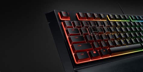 Razer Ornata Chroma RGB Gaming Keyboard Mecha-Membrane Keys, Custom ...