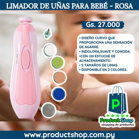 Limador de Uña Para Bebé Rosa ProductShop