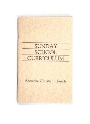 Sunday School Curriculum