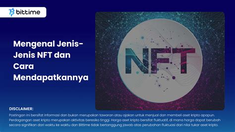 Mengenal Jenis Jenis NFT Dan Cara Mendapatkannya Bittime