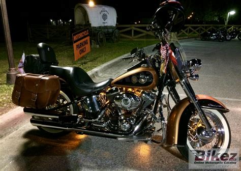 harley davidson fxstc softail custom poster