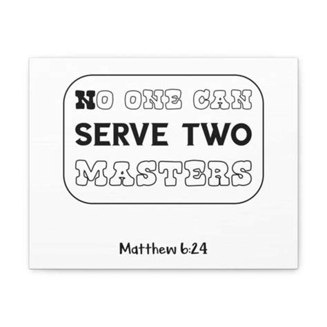 Express Your Love Ts Art Scripture Sign No One Can Serve Matthew