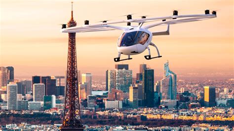 Paris Des Taxis Volants Pour Se D Placer Pendant Les Jo