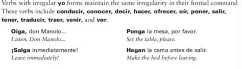 formal usted ustedes commands flashcards quizlet