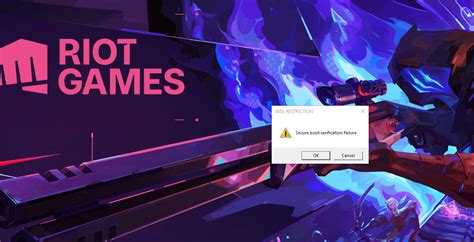 I Keep On Getting Secure Boot Verification Failure Error On Valorant