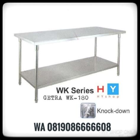 Jual Getra Wk Stainless Working Table Meja Dapur Wk Jakarta