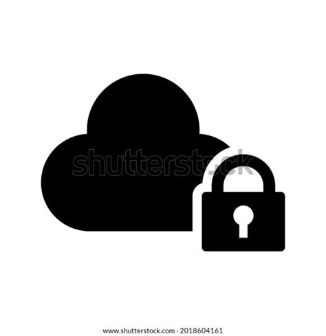 Data Lock Iconnetworksecurity Vector Illustration Stock Vector Royalty