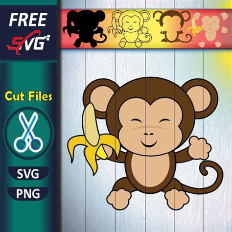 Monkey Svg Free For Cricut Maker Craftstudio