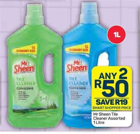 Mr Sheen Tile Cleaner Assorted 1 Litre Offer At Pick N Pay