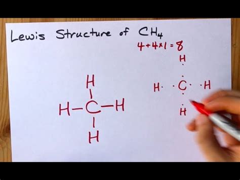 Ch4 Lewis Diagram Ch4 Molecular Geometry